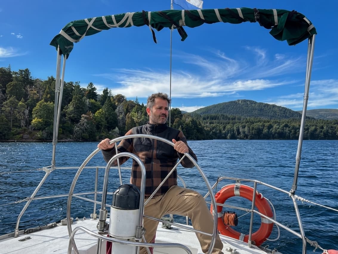 Velero por el Lago Nahuel Huapi